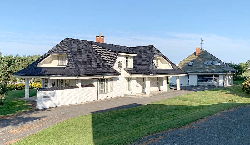 Resultat etter rehabilitering av takstein